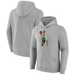 Boston Celtics Alternate Logo Pullover Hoodie Gray