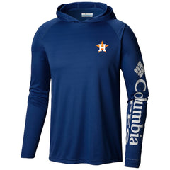 Houston Astros Columbia Terminal Tackle Long Sleeve Hoodie T-Shirt for sale