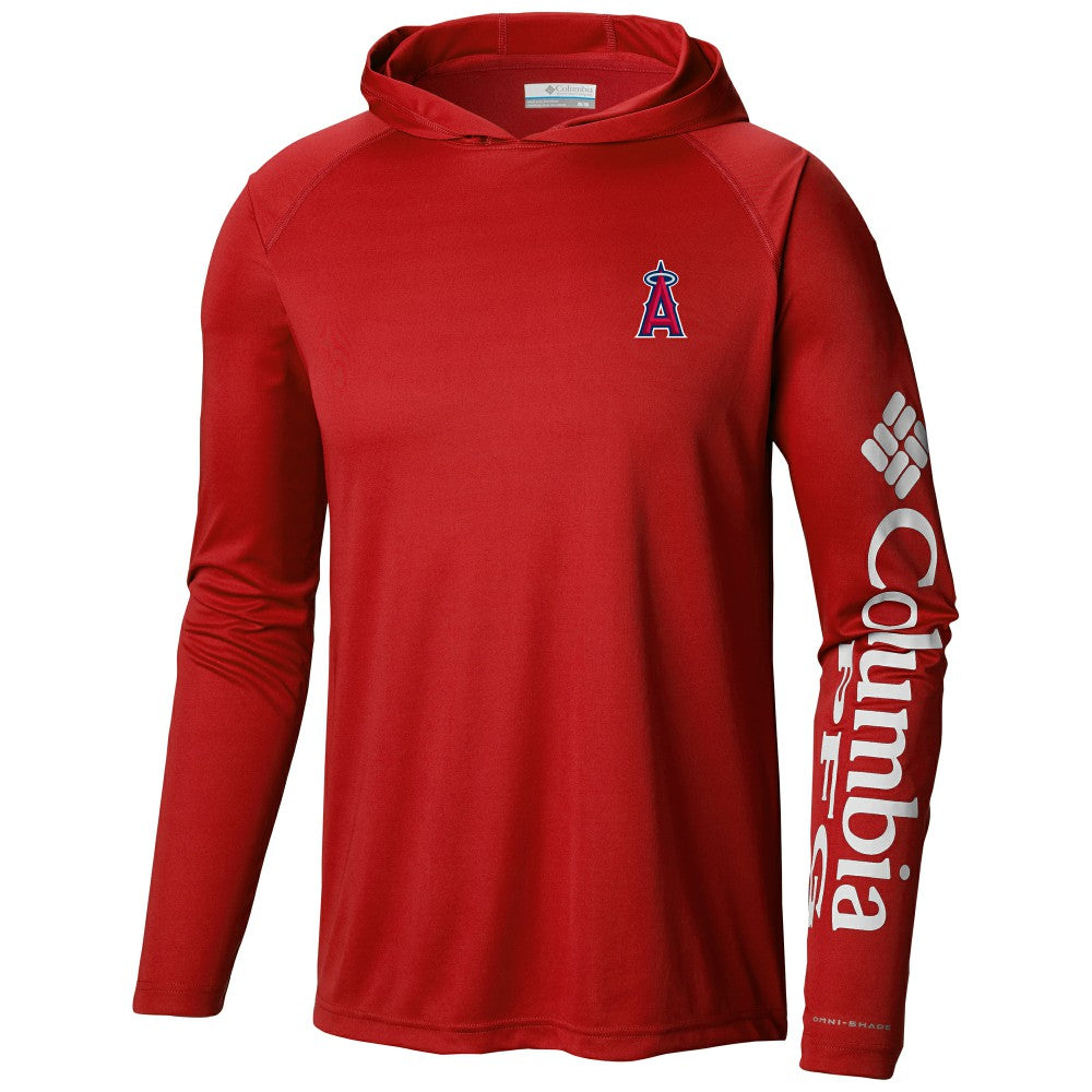 Los Angeles Angels Columbia Terminal Tackle Long Sleeve Hoodie T-Shirt for sale