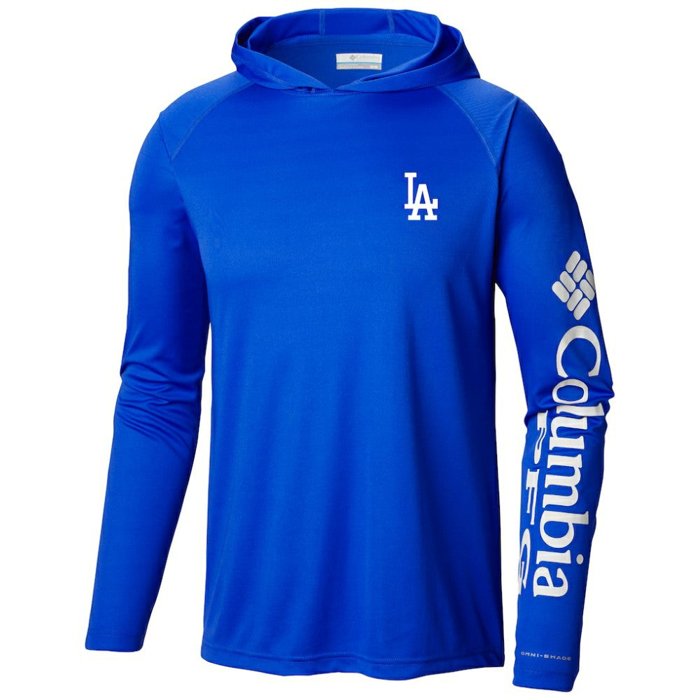 Los Angeles Dodgers Columbia Terminal Tackle Long Sleeve Hoodie T-Shirt Sale