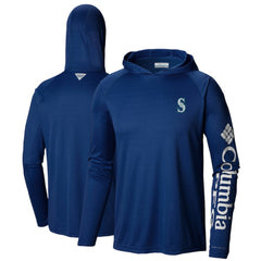 Seattle Mariners Columbia Terminal Tackle Long Sleeve Hoodie T-Shirt Discount