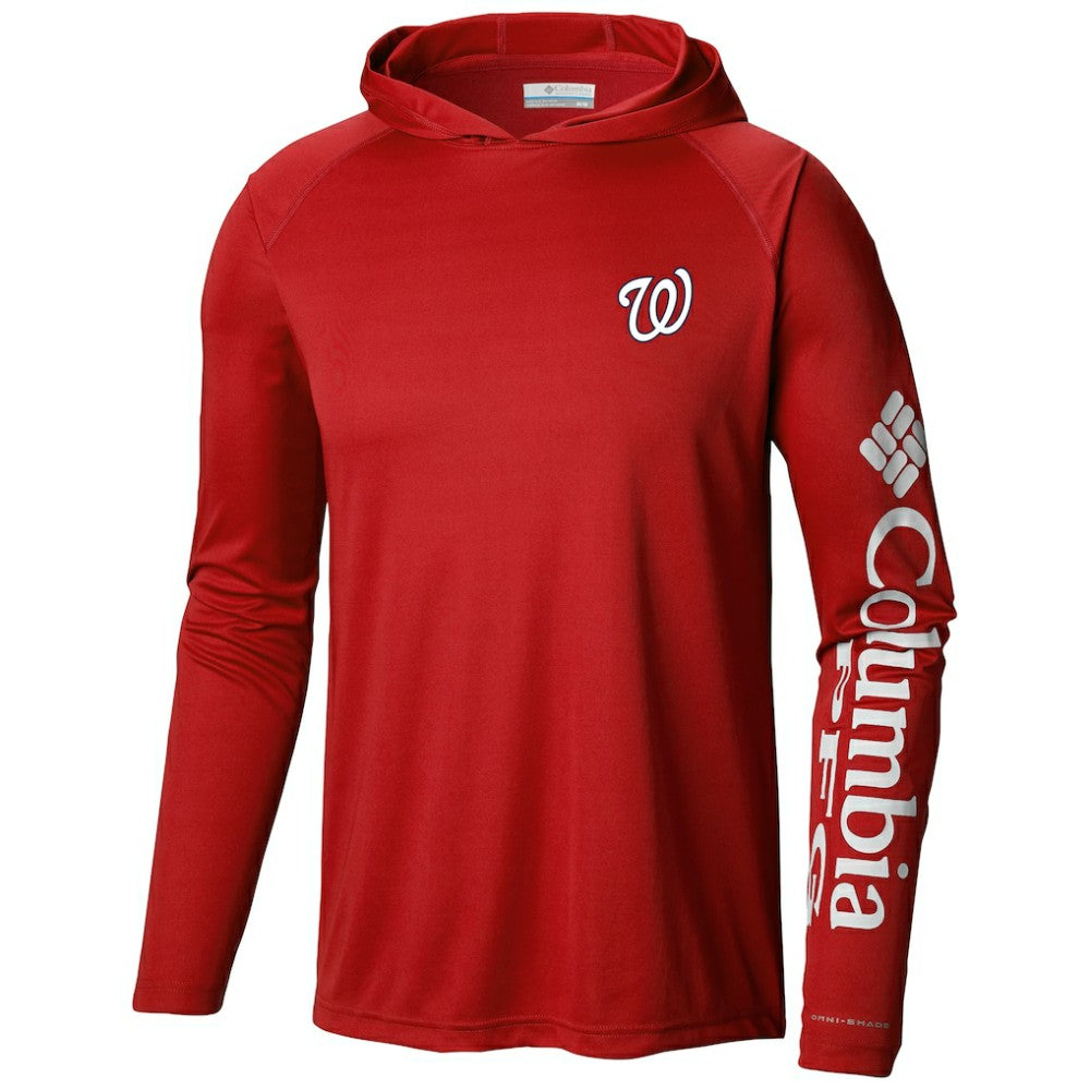 Washington Nationals Columbia Terminal Tackle Long Sleeve Hoodie T-Shirt Online