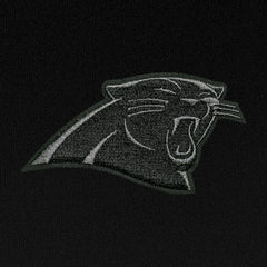 Carolina Panthers Antigua Tonal Logo Generation Quarter-Zip Pullover Top - Black - NFL