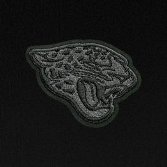 Jacksonville Jaguars Antigua Tonal Logo Tribute Quarter-Zip Pullover Top - Black - NFL