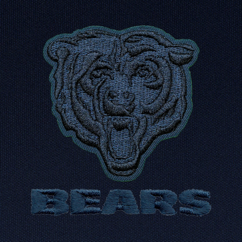 Chicago Bears Antigua Tonal Logo Victory Full-Zip Hoodie - Navy - NFL