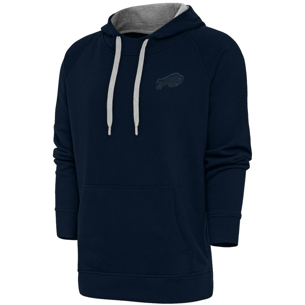 Buffalo Bills Antigua Tonal Logo Victory Pullover Hoodie - Navy - NFL
