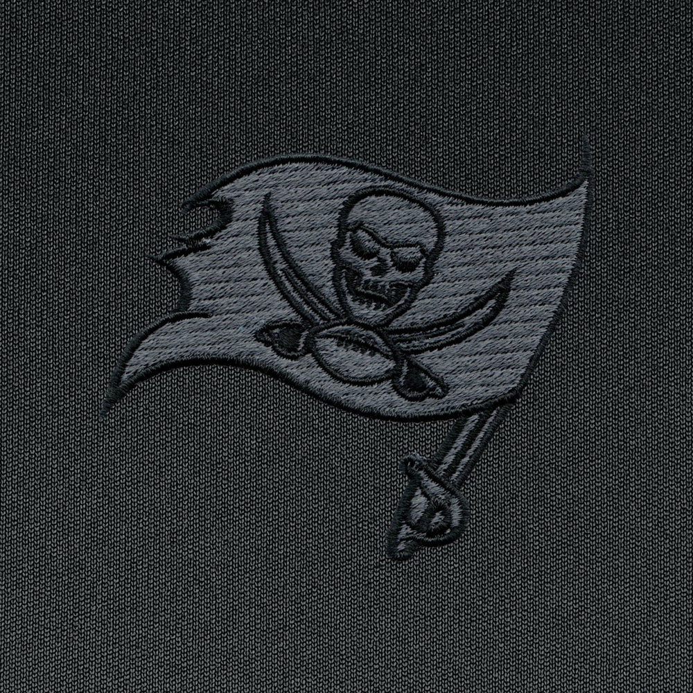 Tampa Bay Buccaneers Antigua Tonal Logo Victory Pullover Hoodie - Charcoal - NFL