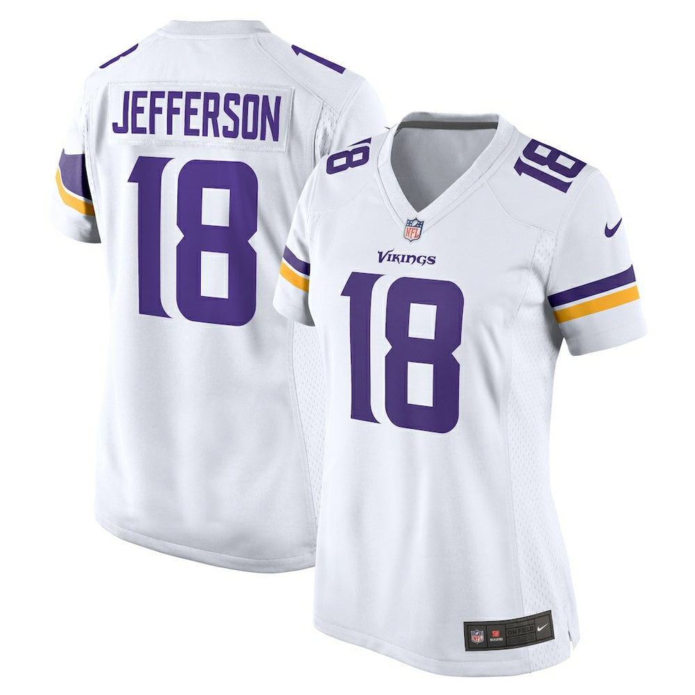 Justin Jefferson Minnesota Vikings Women's Game Player Jersey - White - Nike