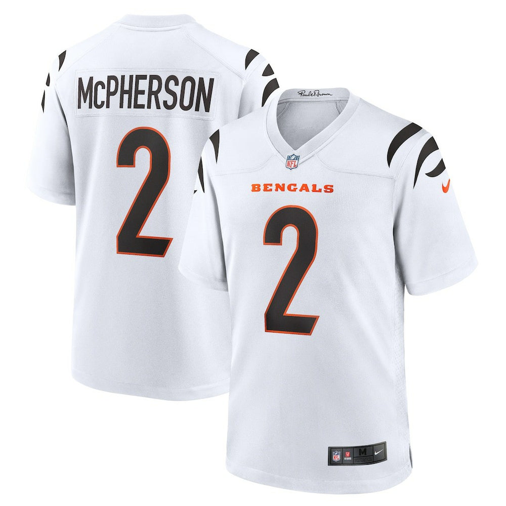 Evan McPherson Cincinnati Bengals Game Player Jersey - White - Nike