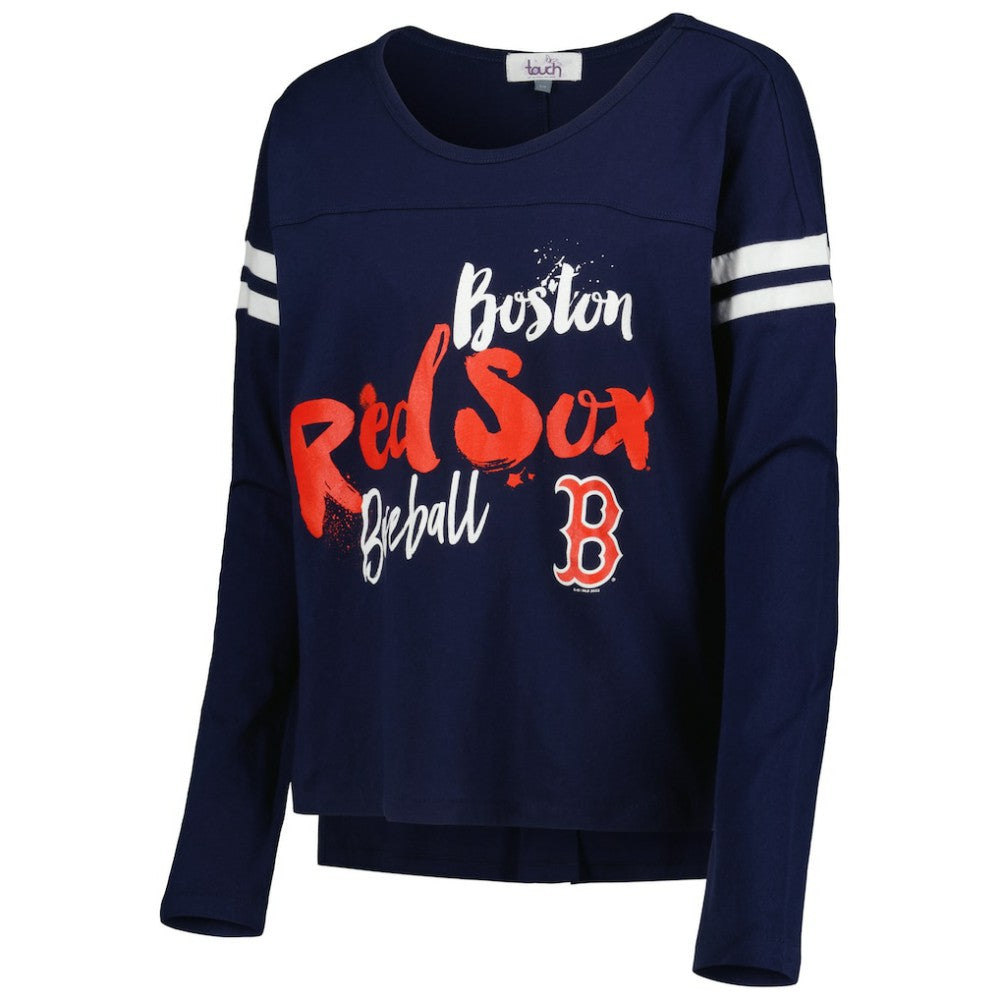 Boston Red Sox Touch Women's Free Agent Long Sleeve T-Shirt Discount