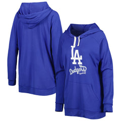 Los Angeles Dodgers Touch Women's Pre-Game Raglan Pullover Hoodie Discount