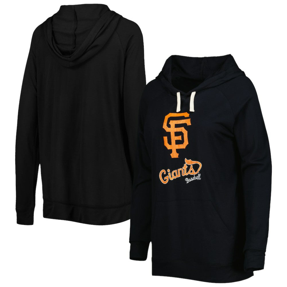 San Francisco Giants Touch Women's Pre-Game Raglan Pullover Hoodie Outlet