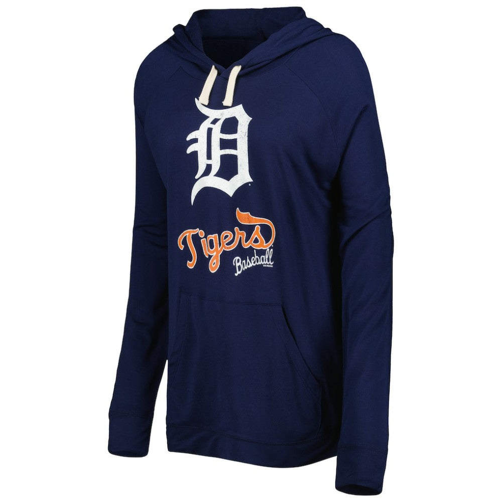 Detroit Tigers Touch Women's Pre-Game Raglan Pullover Hoodie Discount