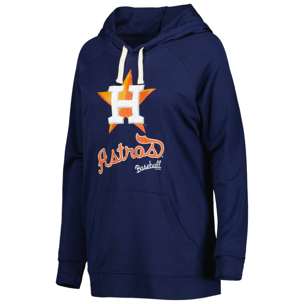 Houston Astros Touch Women's Pre-Game Raglan Pullover Hoodie Discount