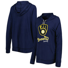 Milwaukee Brewers Touch Women's Pre-Game Raglan Pullover Hoodie Sale