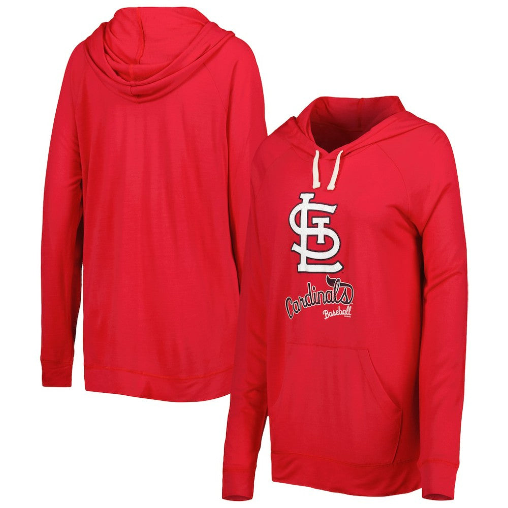 St. Louis Cardinals Touch Women's Pre-Game Raglan Pullover Hoodie Outlet