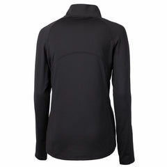 Tampa Bay Buccaneers Cutter & Buck Women's Throwback Logo Adapt Eco Knit Stretch Recycled Half-Zip Pullover Top - Black - NFL