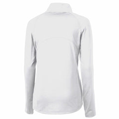 Detroit Lions Cutter & Buck Women's Throwback Logo Adapt Eco Knit Stretch Recycled Half-Zip Pullover Top - White - NFL