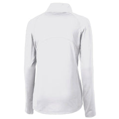 Buffalo Bills Cutter & Buck Women's Throwback Logo Adapt Eco Knit Stretch Recycled Half-Zip Pullover Top - White - NFL
