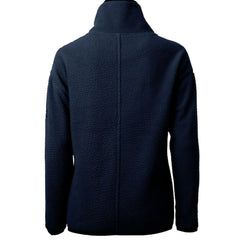 New York Giants Cutter & Buck Women's Throwback Logo Cascade Eco Sherpa Fleece Half-Zip Pullover Jacket - Navy - NFL