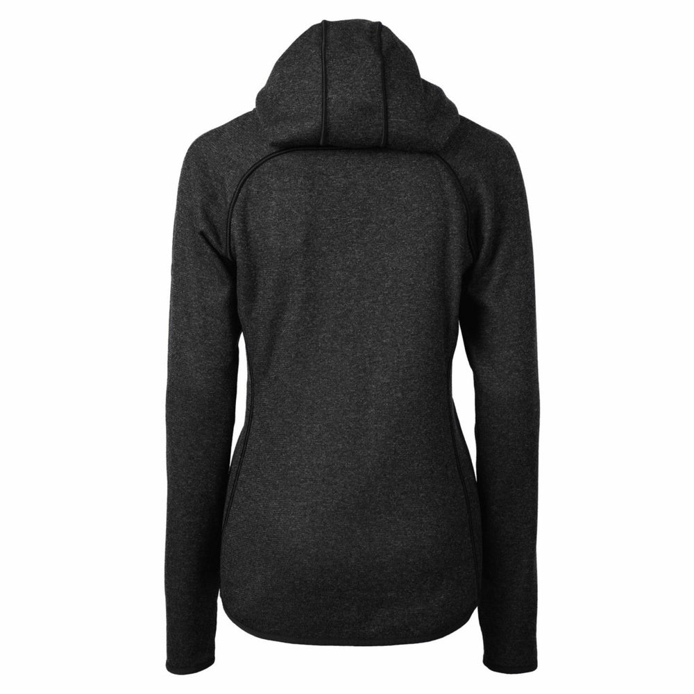 Detroit Lions Cutter & Buck Women's Throwback Logo Mainsail Full-Zip Jacket - Heather Charcoal - NFL