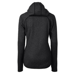 Buffalo Bills Cutter & Buck Women's Throwback Logo Mainsail Full-Zip Jacket - Heather Charcoal - NFL