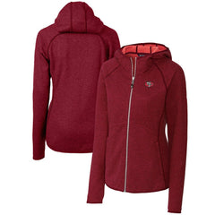 San Francisco 49ers Cutter & Buck Women's Throwback Logo Mainsail Full-Zip Jacket - Scarlet - NFL