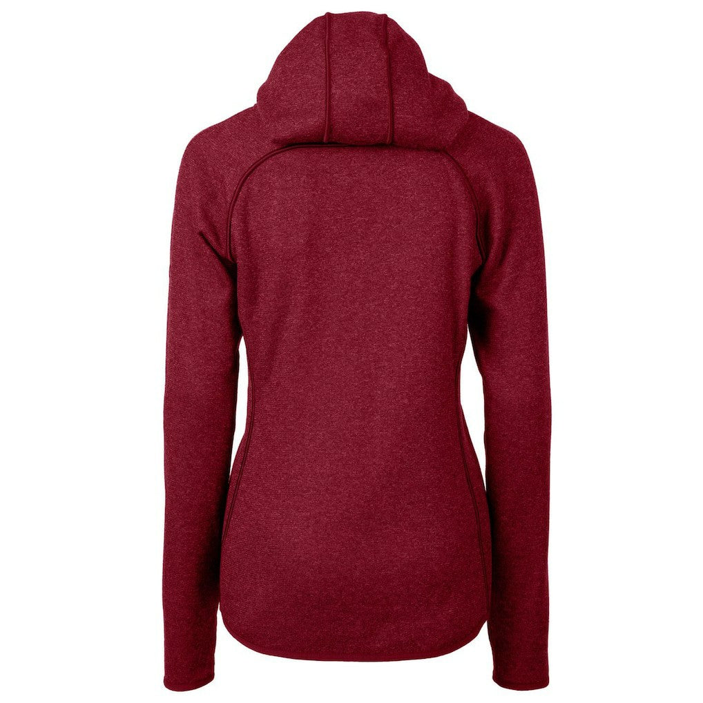 San Francisco 49ers Cutter & Buck Women's Throwback Logo Mainsail Full-Zip Jacket - Scarlet - NFL