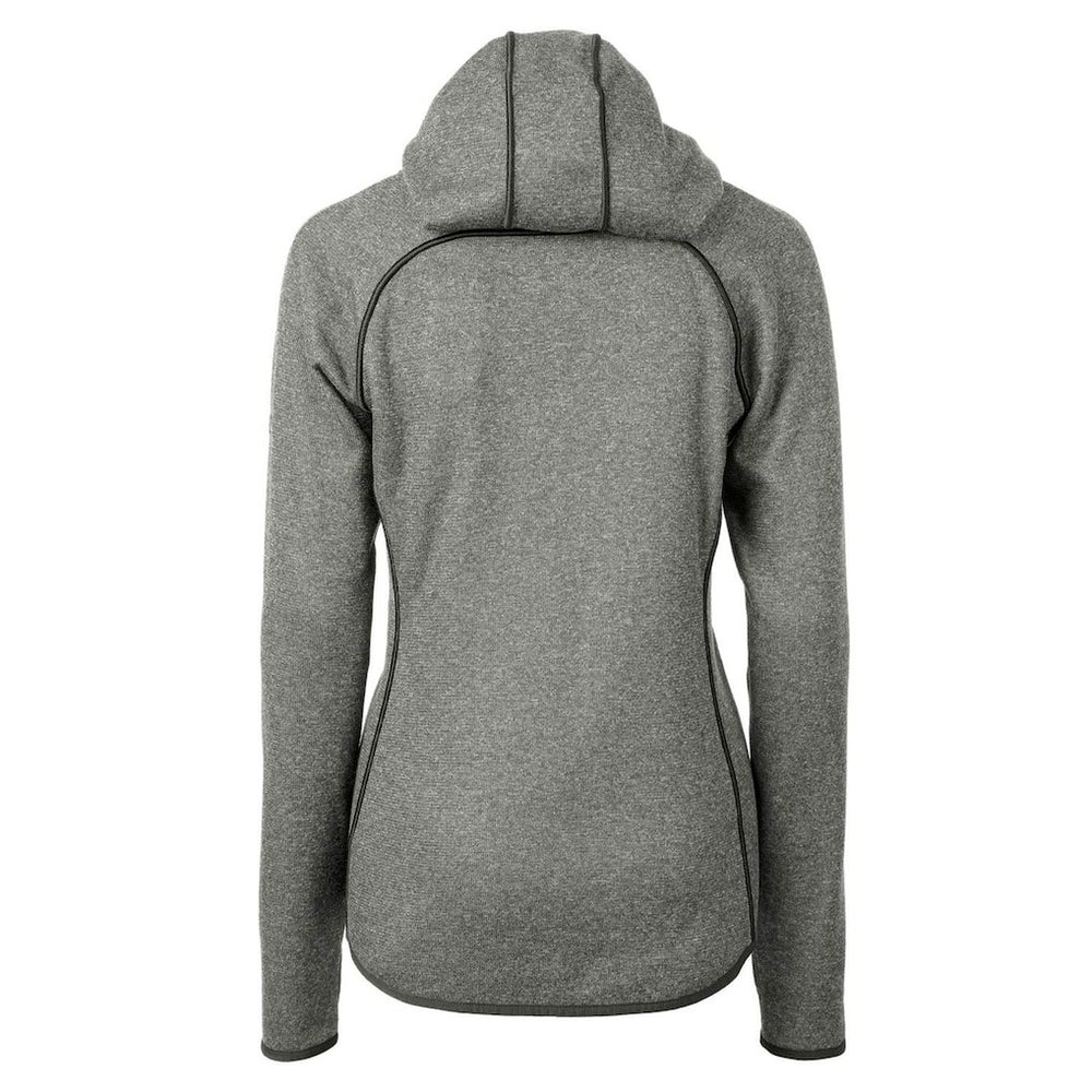 Cincinnati Bengals Cutter & Buck Women's Throwback Logo Mainsail Full-Zip Jacket - Heather Gray - NFL