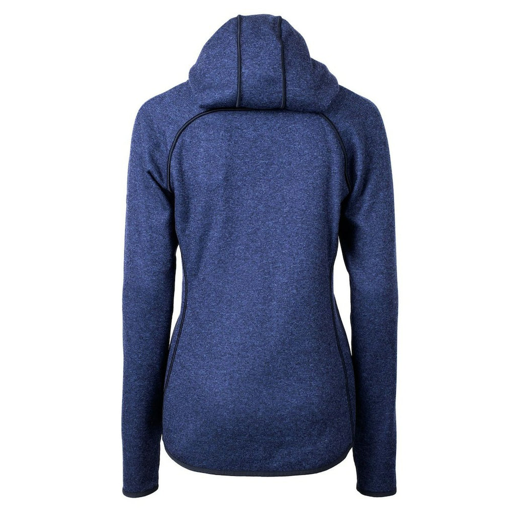 Denver Broncos Cutter & Buck Women's Throwback Logo Mainsail Full-Zip Jacket - Heather Royal - NFL