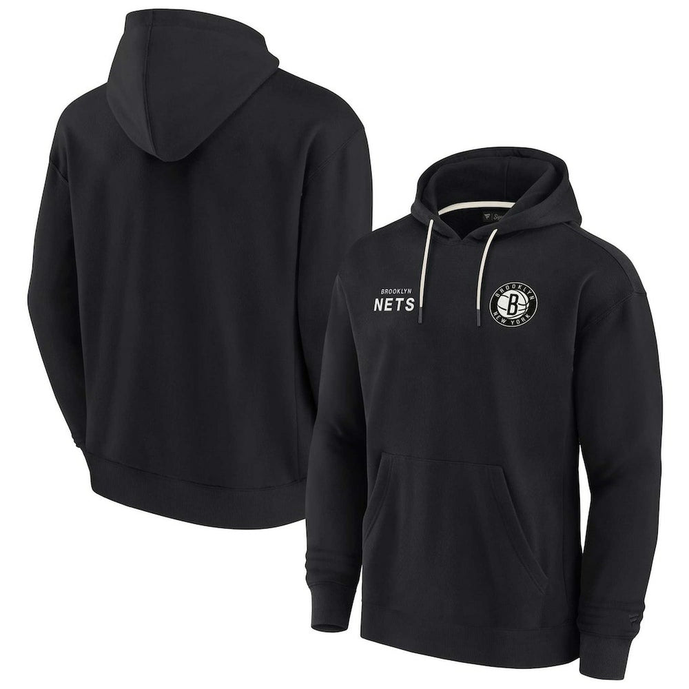 Fanatics Brooklyn Nets Unisex Elements Super Soft Fleece Pullover Hoodie Black