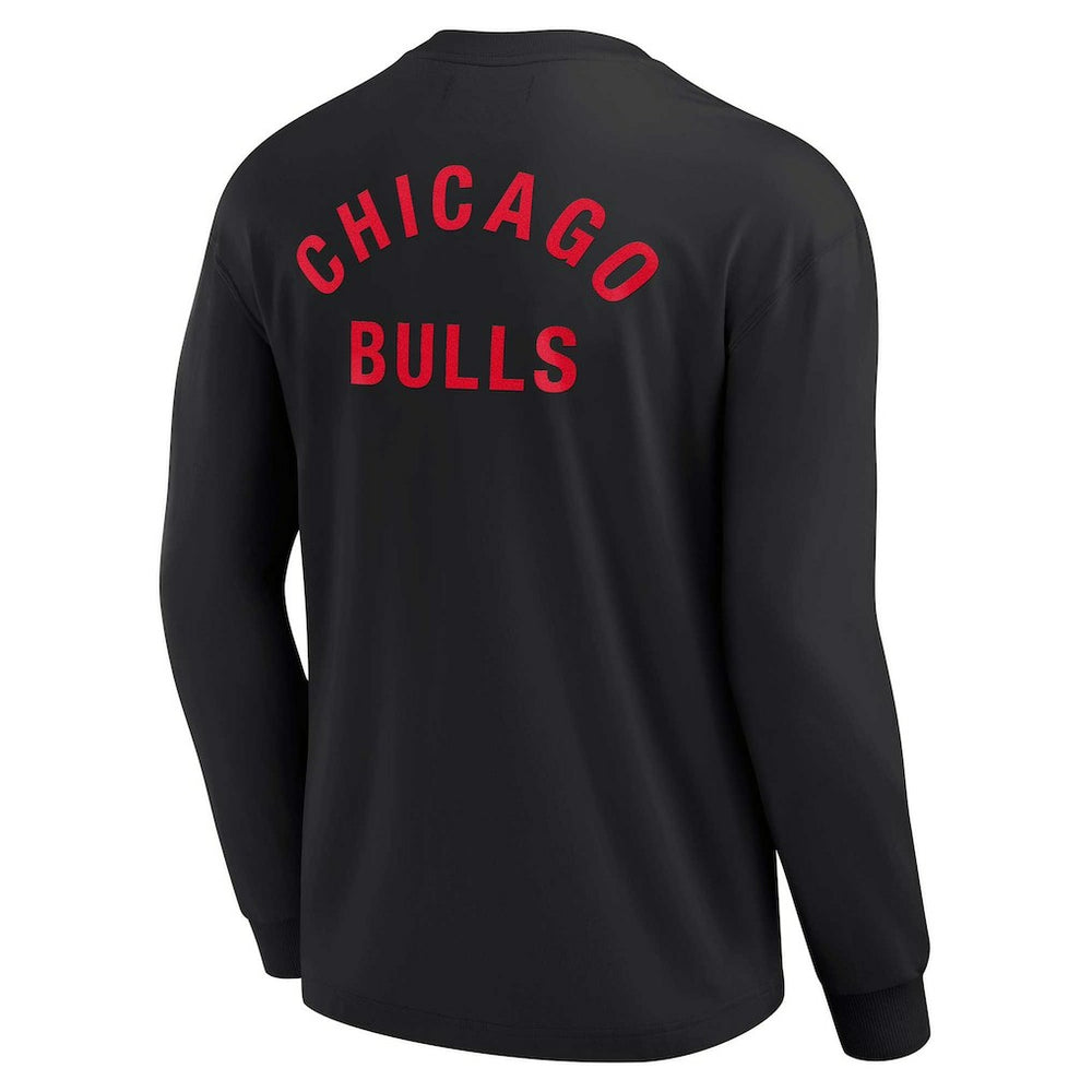 Fanatics Chicago Bulls Unisex Elements Super Soft Long Sleeve T-Shirt Black