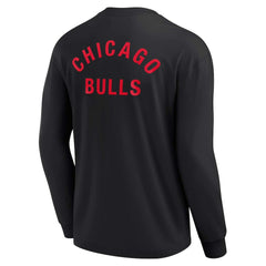 Fanatics Chicago Bulls Unisex Elements Super Soft Long Sleeve T-Shirt Black