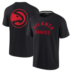 Fanatics Atlanta Hawks Unisex Elements Super Soft Short Sleeve T-Shirt Black