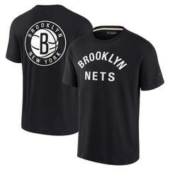 Fanatics Brooklyn Nets Unisex Elements Super Soft Short Sleeve T-Shirt Black