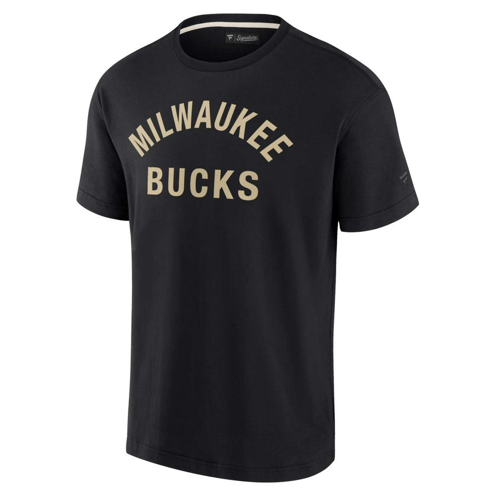 Fanatics Milwaukee Bucks Unisex Elements Super Soft Short Sleeve T-Shirt Black