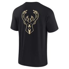 Fanatics Milwaukee Bucks Unisex Elements Super Soft Short Sleeve T-Shirt Black