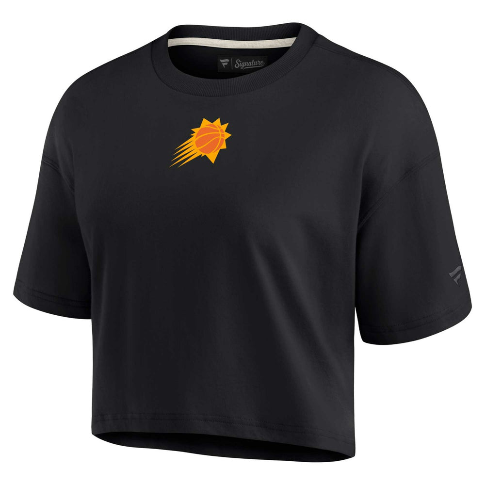 Fanatics Phoenix Suns Women's Elements Super Soft Boxy Cropped T-Shirt Black