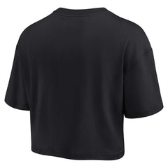 Fanatics Phoenix Suns Women's Elements Super Soft Boxy Cropped T-Shirt Black