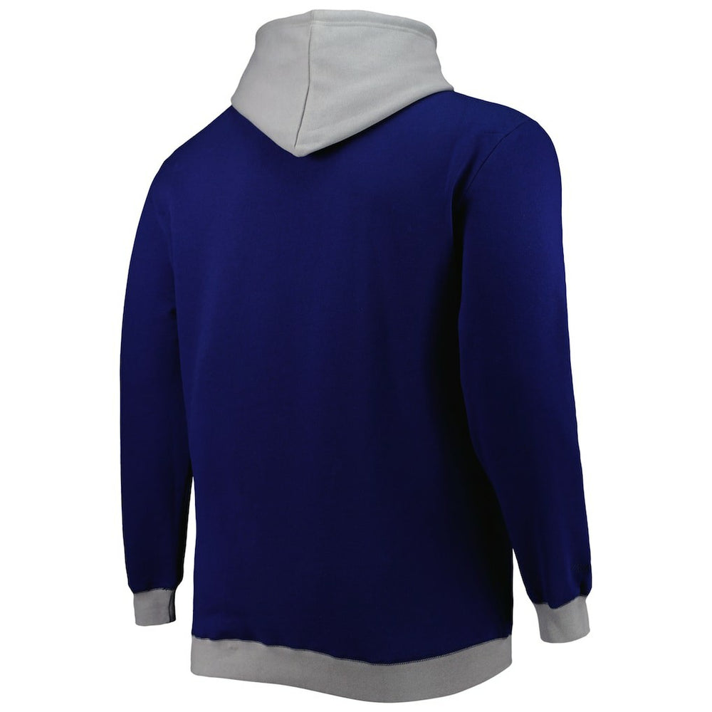 Dallas Cowboys Big & Tall Big Face Pullover Hoodie - Navy/Silver - Mitchell & Ness