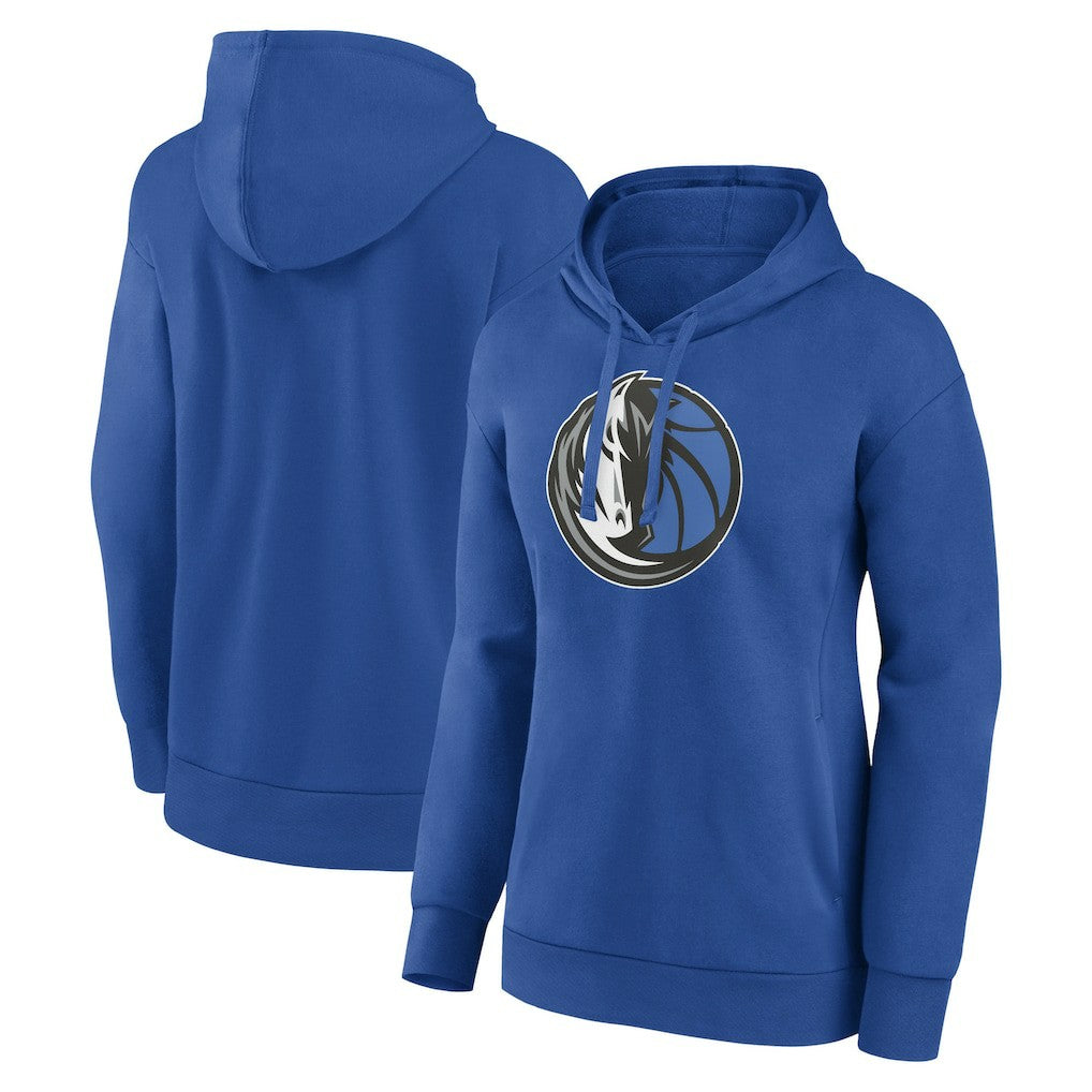 Dallas Mavericks Women's Team Primary Logo Pullover Hoodie Blue