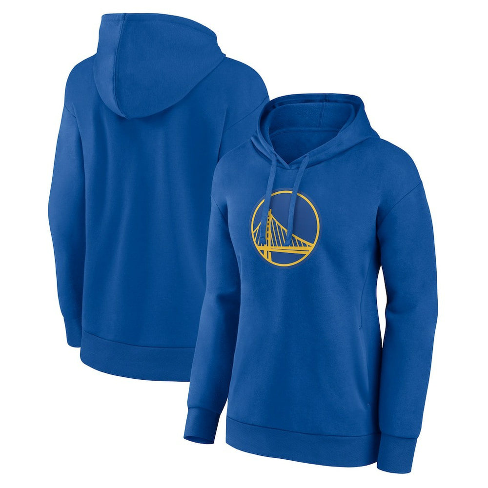 Golden State Warriors Women's Team Primary Logo Pullover Hoodie Royal