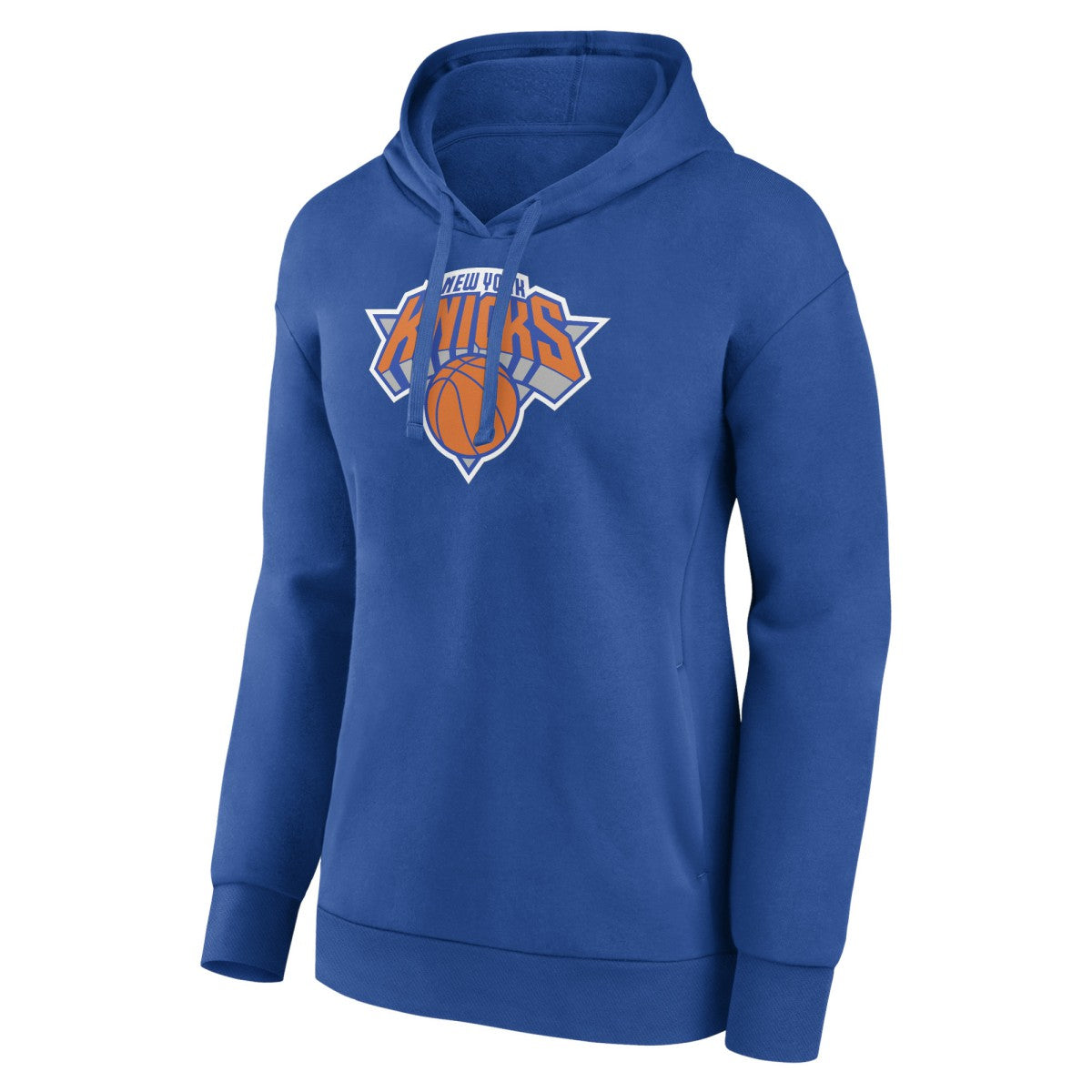 New York Knicks Women's Primary Logo Pullover Hoodie Royal