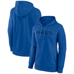 Minnesota Timberwolves Women's Wordmark Alt Pullover Hoodie Blue