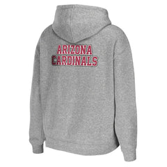 Arizona Cardinals WEAR by Erin Andrews Women's Team Full-Zip Hoodie - Heathered Gray - NFL