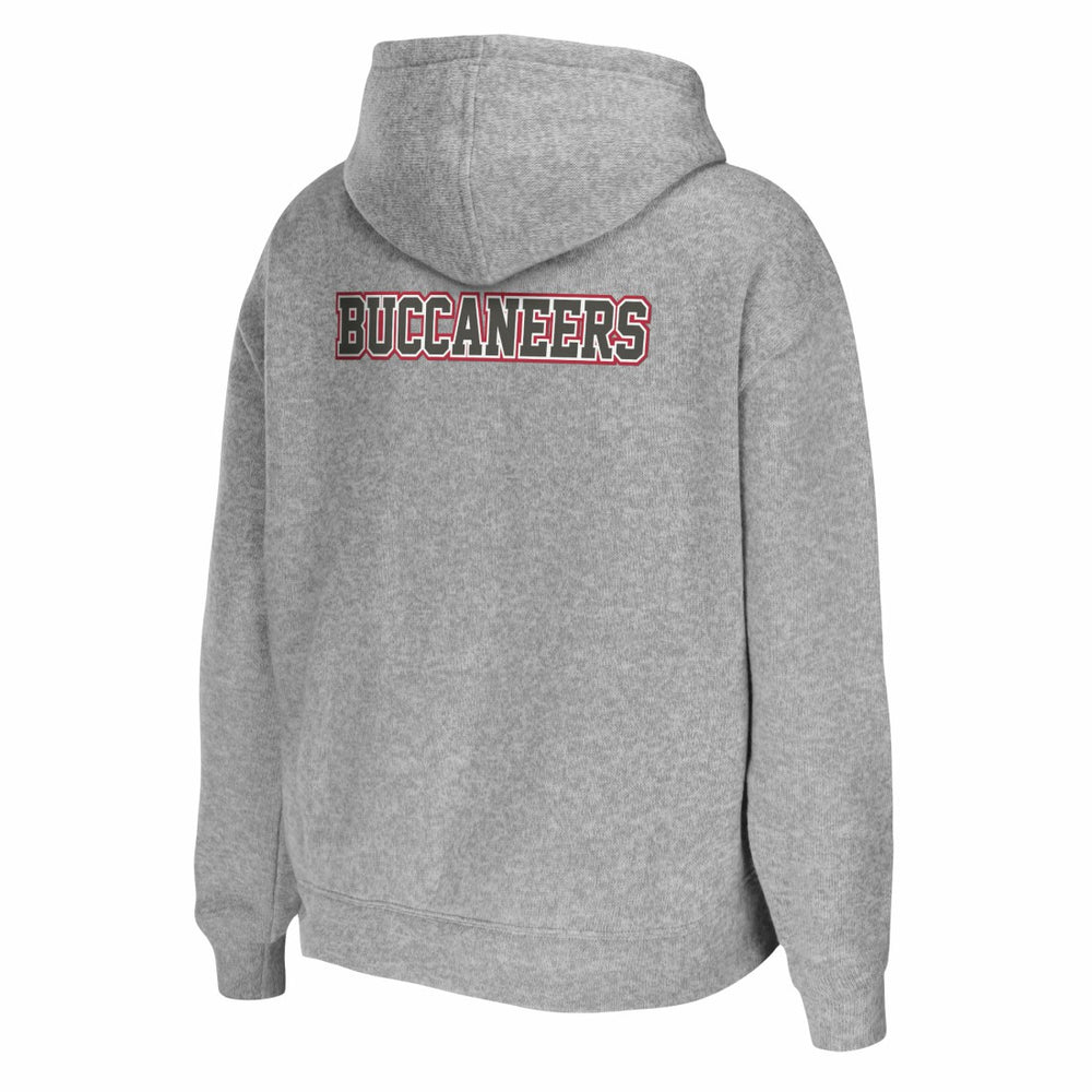Tampa Bay Buccaneers WEAR by Erin Andrews Women's Team Full-Zip Hoodie - Heathered Gray - NFL
