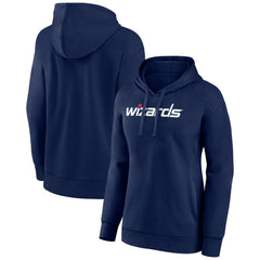 Washington Wizards Women's Wordmark Alt Pullover Hoodie Navy