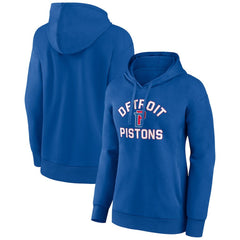 Detroit Pistons Women's Overtime Pullover Hoodie Blue