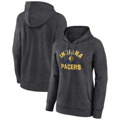 Indiana Pacers Women's Overtime Pullover Hoodie Charcoal