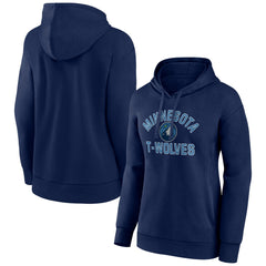 Minnesota Timberwolves Women's Team Overtime Pullover Hoodie Navy